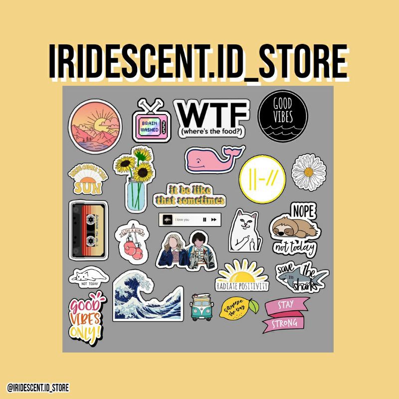 

RANDOM STICKER PACK (25 PCS)