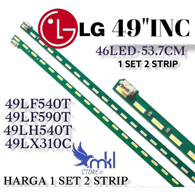 BACKLIGHT TV LED LG49 LF540T-49LF-49LF590T-49LH540T-49LX310C BACKLIGHT TV LED LG 49" INC
