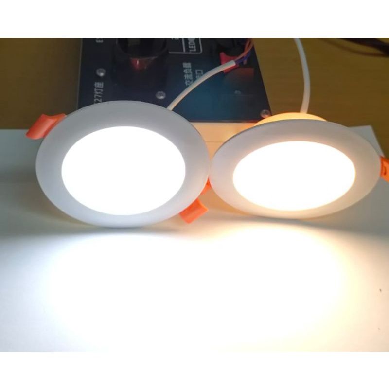 Lampu Downlight LED 7 Watt Waseo (Putih Dan Warm White)