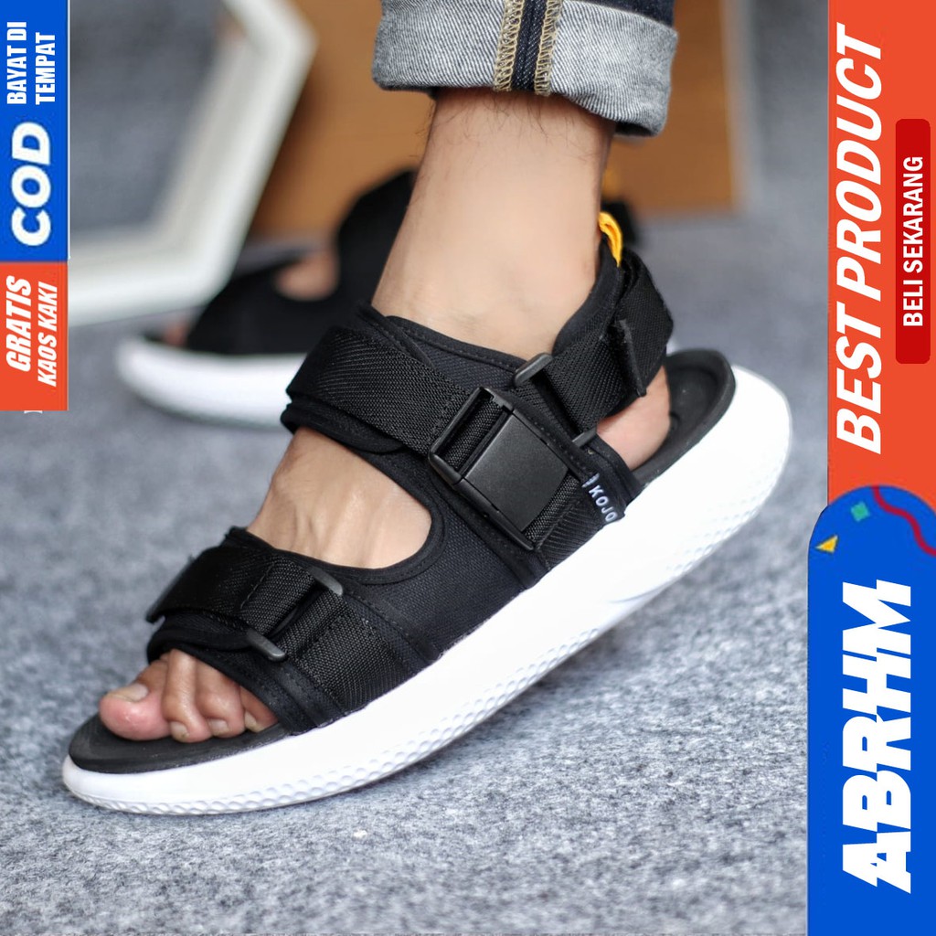 ABRHM Sandal Slide Pria Sandal Slop Pria Sendal Selop Gunung Keren Kekinian