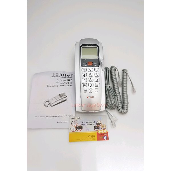 

Baru Telephone Kabel Sahitel S-37 Silver Termurah