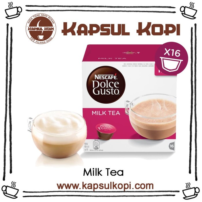 

Kopi - Milk Tea Kapsulkopi Nescafe Dolce Gusto Import Coffee Capsule