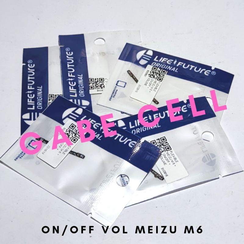 FLEXIBLE TOMBOL ON OFF VOLUME MEIZU M6