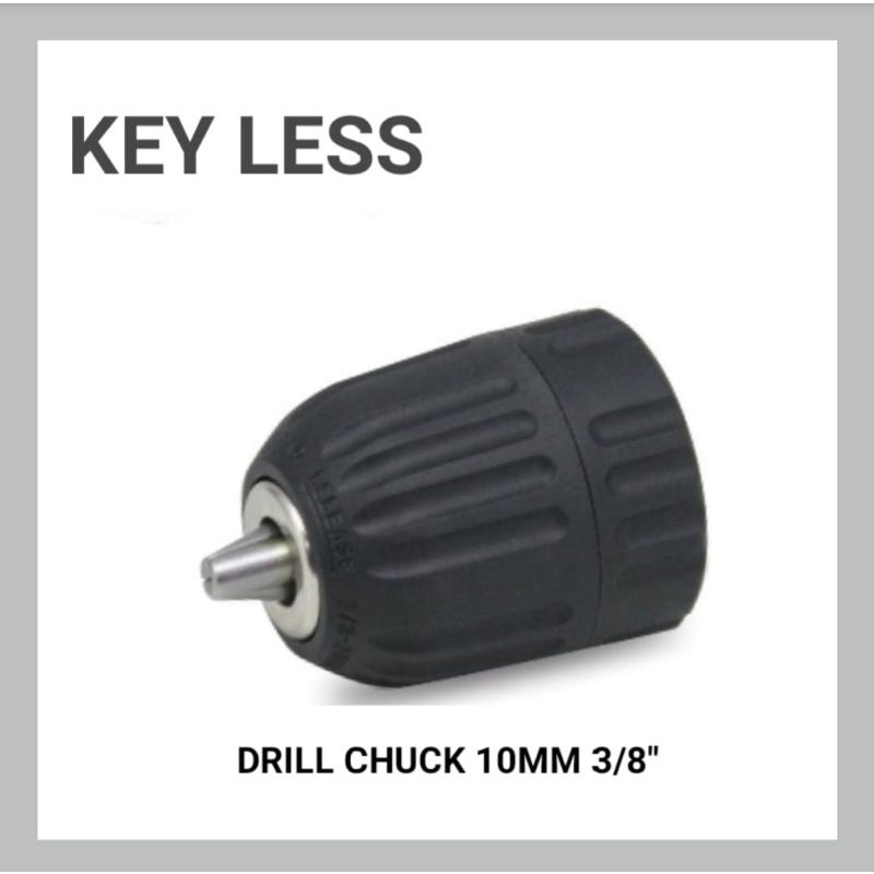 KEPALA BOR 10mm nrt pro cordless / KEY LES DRILL CHUCK UNIVERSAL