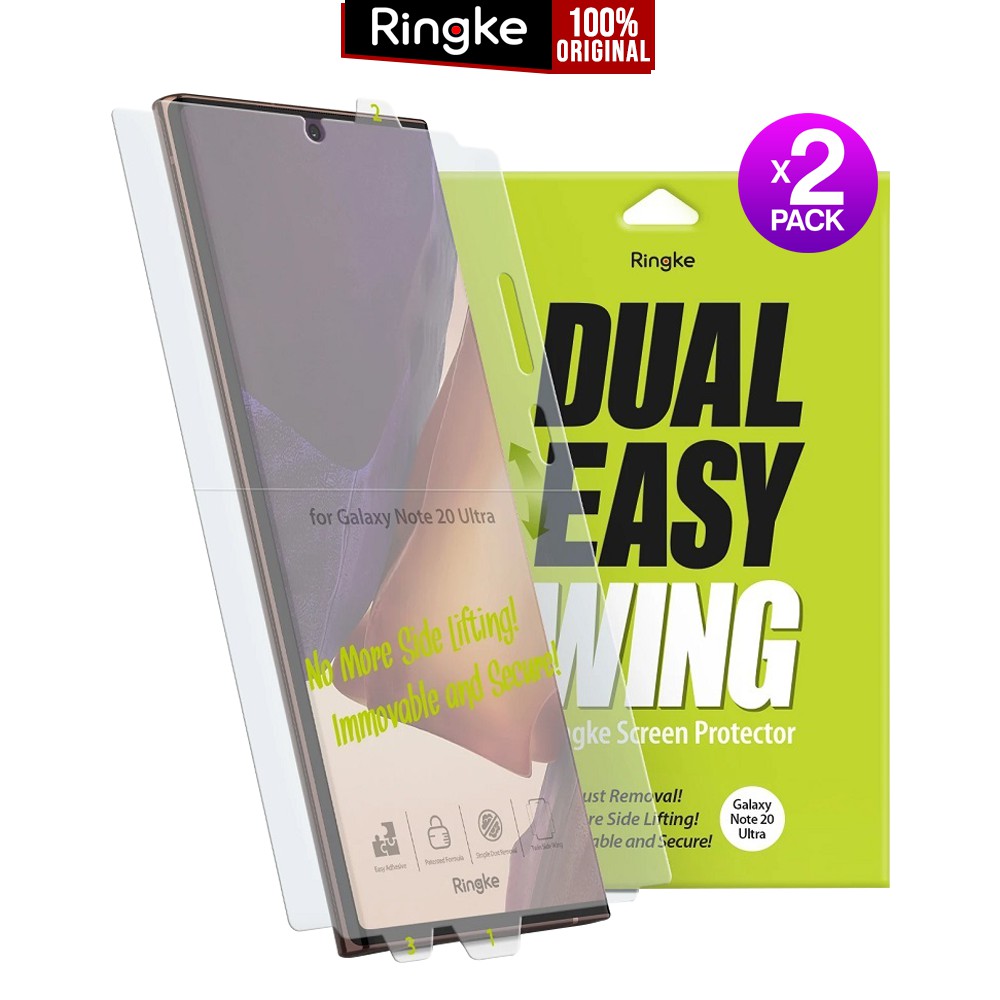 

Screen Protector Samsung Galaxy Note 20 Ultra / Note 20 Ringke Dual Easy Full Anti Gores