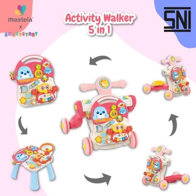 MASTELA BABY WALKER 5IN1 ACTIVITY - PUSH WALKER FGFG54534C