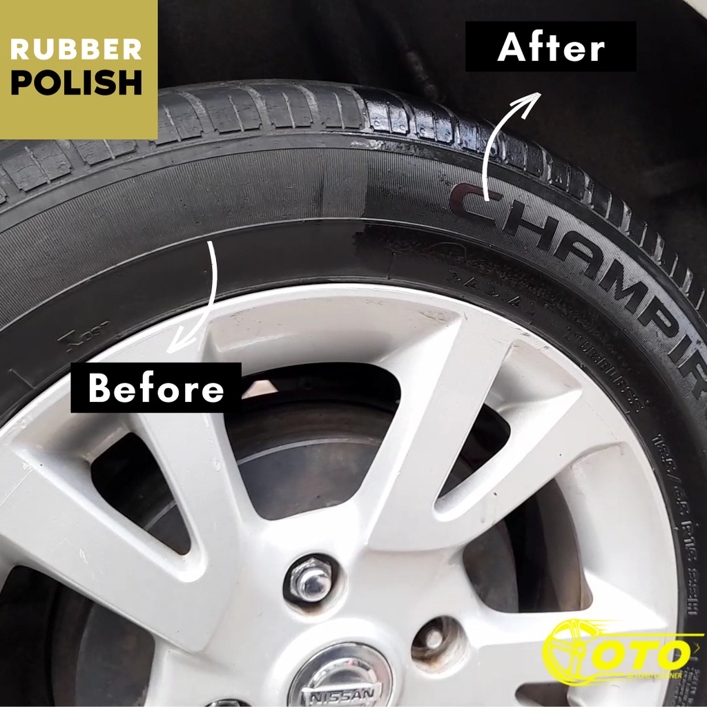 Pengkilap Ban Super Kilap - Semir Ban - Free Applicator - Rubber Polish - OTO Cleaner - SEMIR BAN - PENGKILAP BAN - PENGKILAP DASHBOARD - PENGKILAP TRIM - PENGKILAP MOBIL - PENGKILAP MOTOR - SEMIR BAN MOTOR
