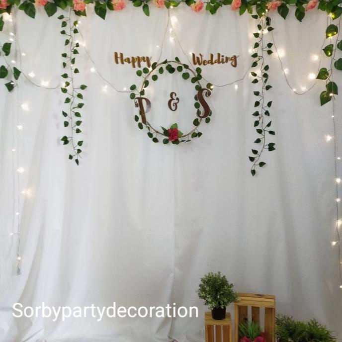 Helnan_Store | Paket Backdrop Backround Lamaran Nikahan Aqiqah Standar