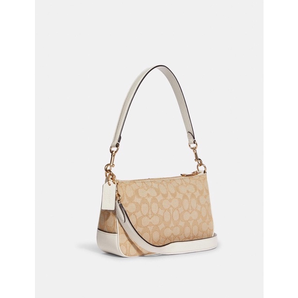 Coach Lonnie Baguette In Signature Jacquard (C8306)