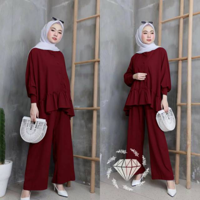 Set Wendy AG stelan gamis baloteli stelan fashion muslim