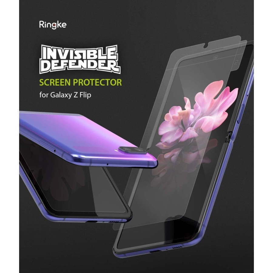 Ringke Invisible Defender Full Coverage (2 Pack) for Galaxy Z Flip