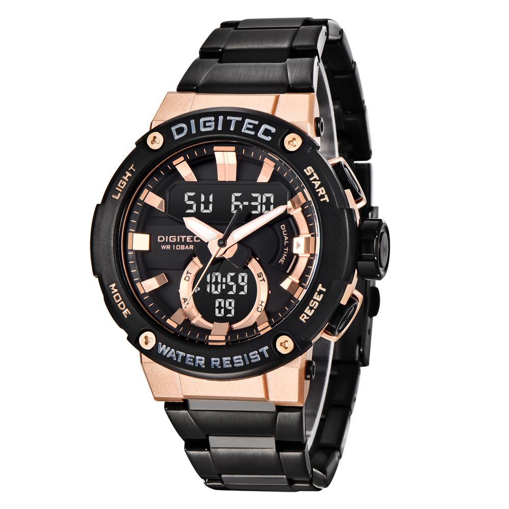 JAM TANGAN PRIA WANITA | RANTAI | KULIT | KARET | MURAH | PRIA DIGITEC ORIGINAL DA 3111 STRAP ALL ST