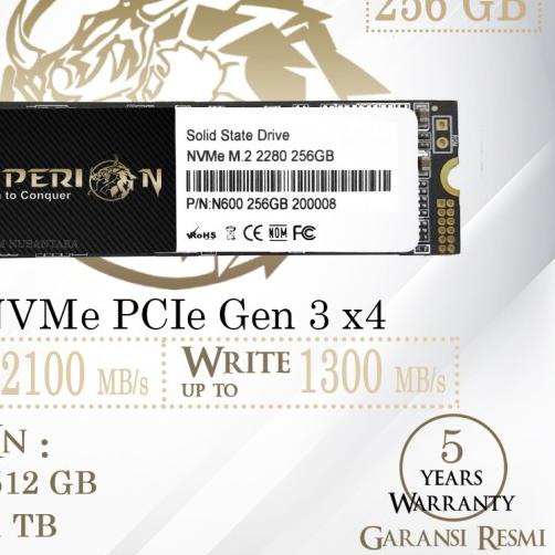 ♬ SSD NVME M.2 256GB IMPERION SSD NVMe M.2 PCIe Gen3 GARANSI RESMI ☄