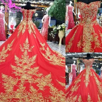 Glamours Muslim Gowns Long Sleeve Gown/Wedding Dress Korea