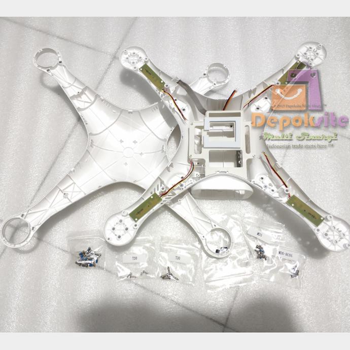 Cover Body Set Top & Bot Dji Phantom 3 Adv Pro + Screw {DISKON Kode 1374