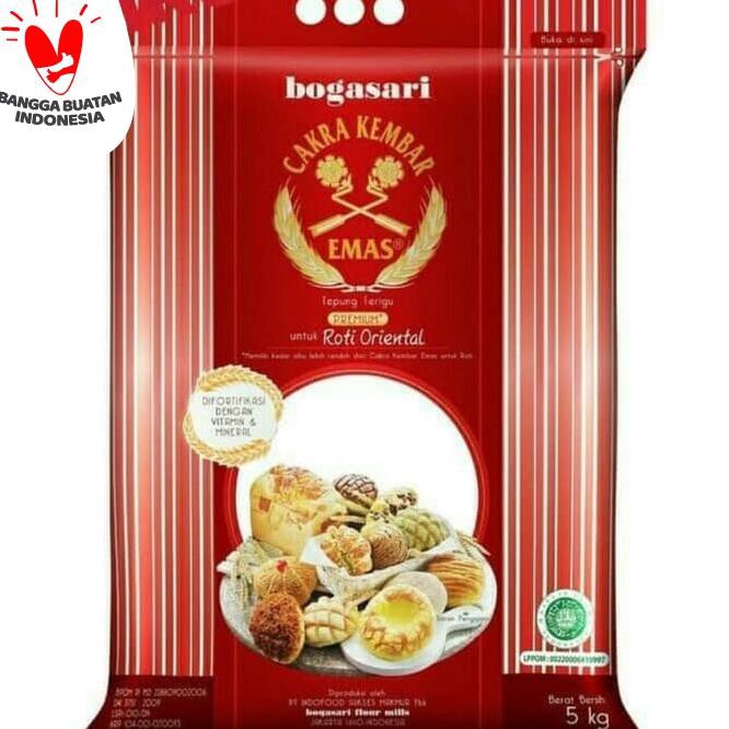 

A75P TEPUNG CAKRA KEMBAR EMAS BOGASARI PREMIUM ORIENTAL 5 KG U2EK