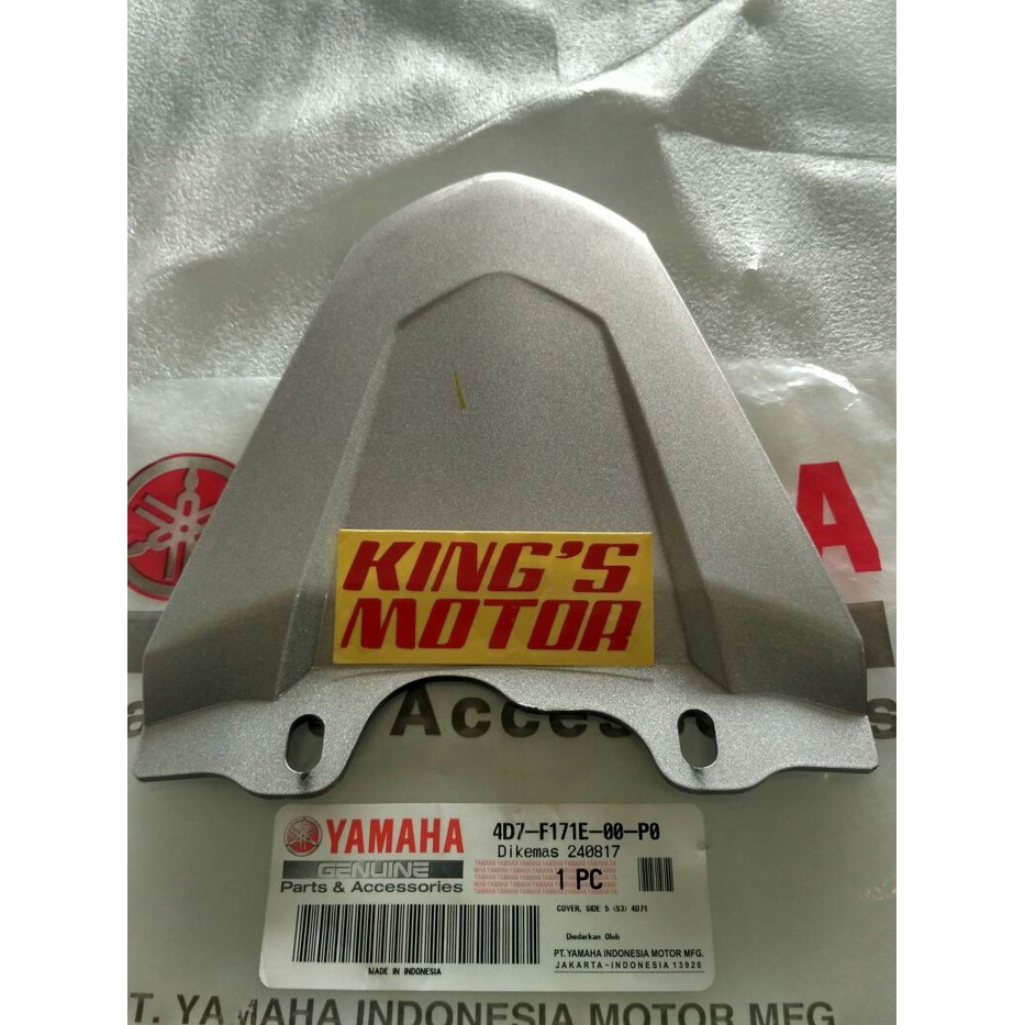 sambungan body, cover tail, stop VEGA R NEW SILVER ASLI YAMAHA ORI ORIGINAL ORISINIL