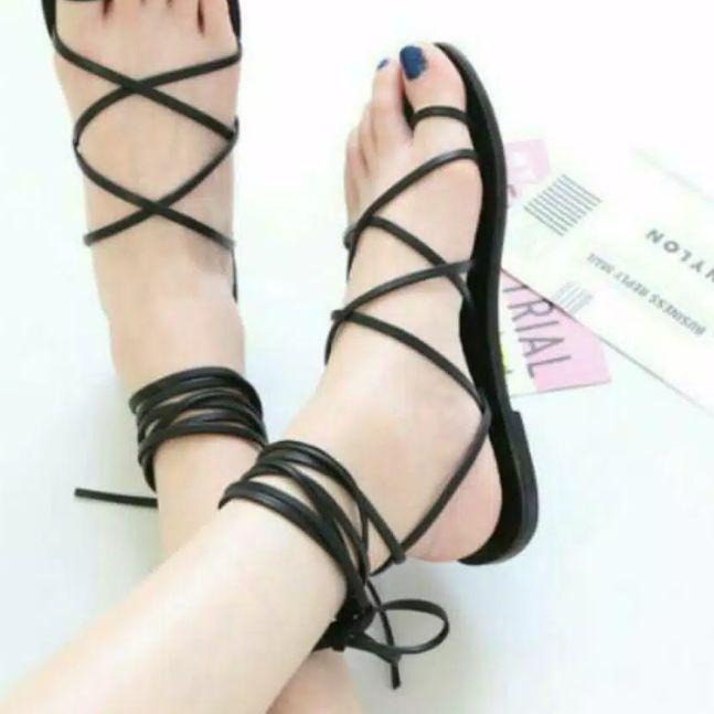 ☀ sandal tali lilit panjang ▲