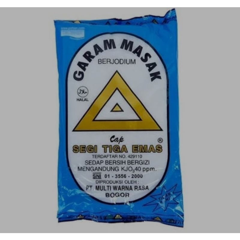 

Garam Konsumsi Beryodium Cap Segitiga Emas 250 Gr