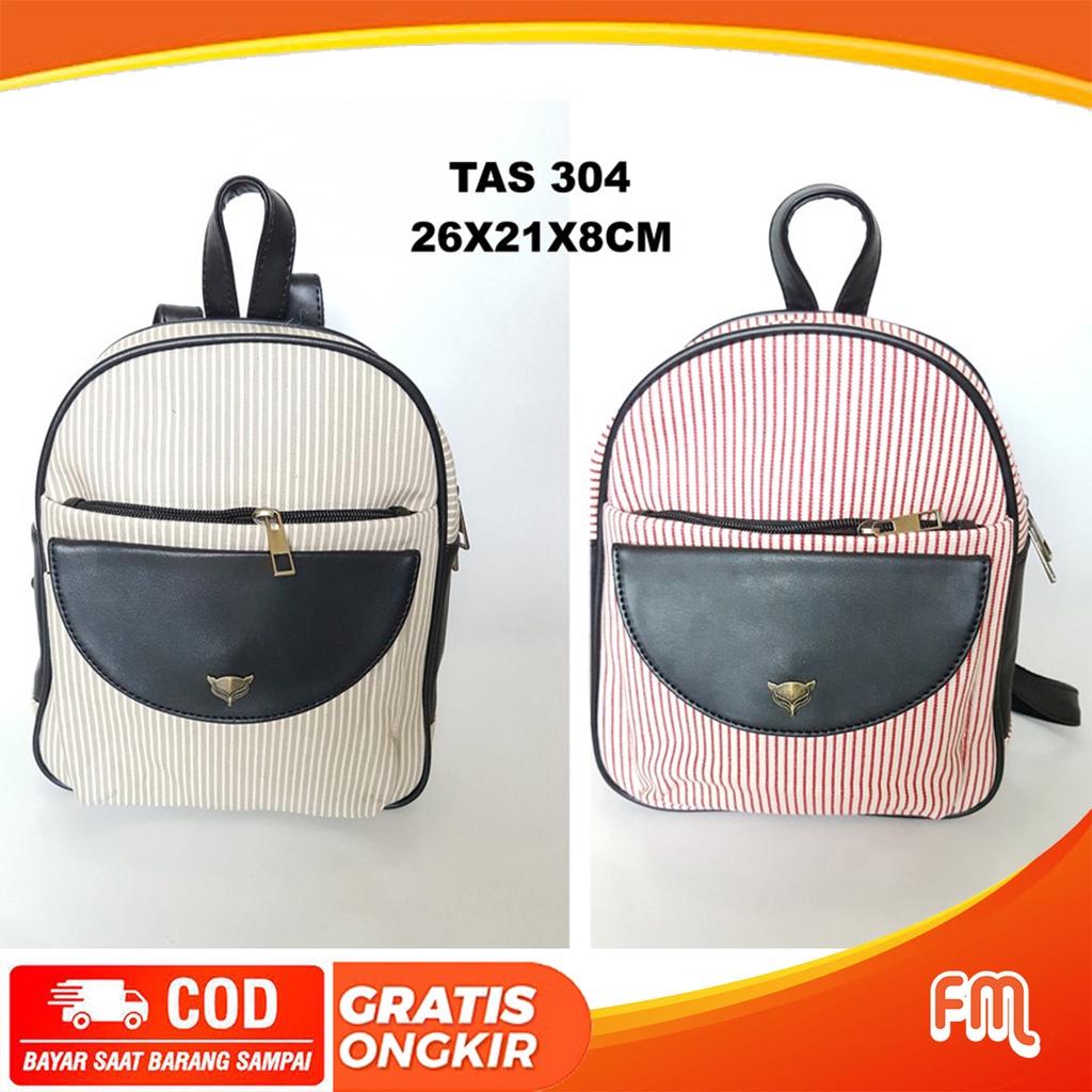 Tas Ransel Wanita Model Korea Import 304/ Tas Casual Mini Fox