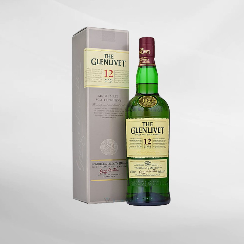 Glenlivet 12Y 750 ml ( Original &amp; Resmi By Vinyard )