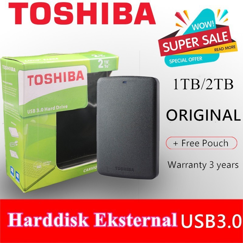 Toshiba 1TB 2TB Eksternal hdd 2.5 Hard Disk Portabel Hardisk USB3.0 disk HDD Eksternal