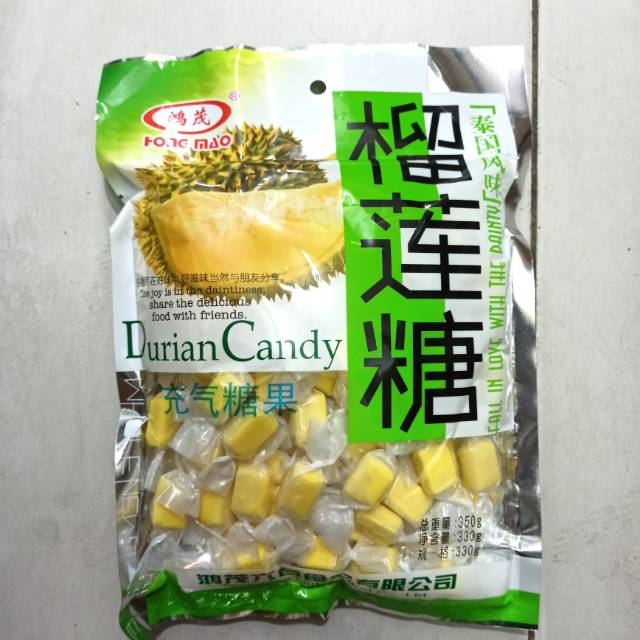 

Hong Mao Durian Candy 330g / Permen Lunak Rasa Durian 330g