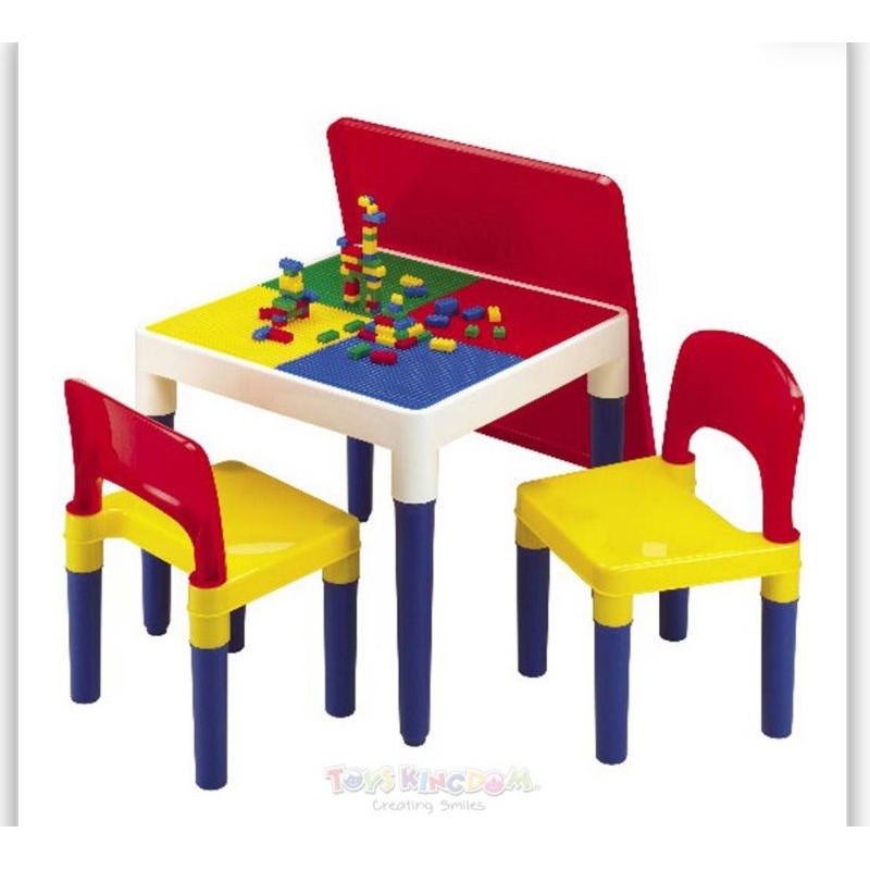 MEJA ANAK BRIK BUILDING BLOCK TABLE MEJA BRICK LEGO BLOCK