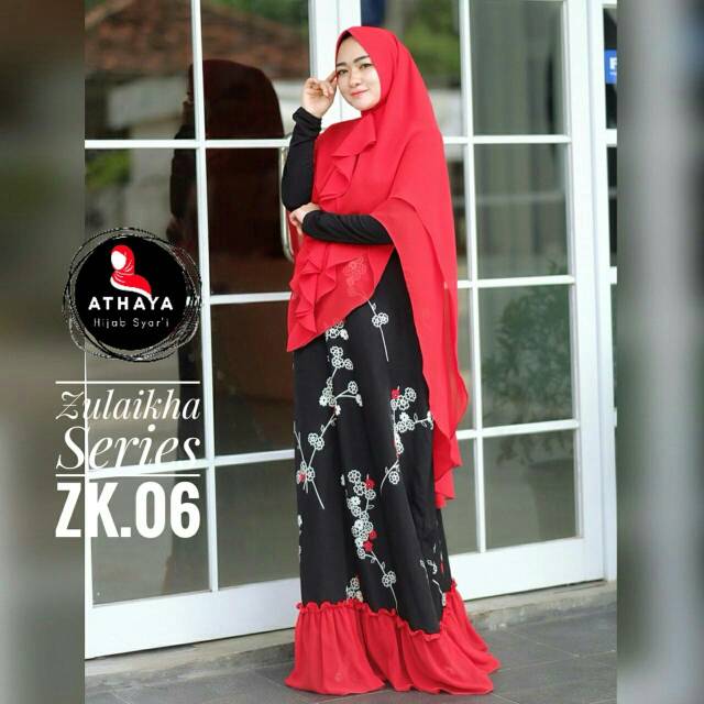 Gamis Syari Elegant Original Zulaikha Series by Athaya Hijab