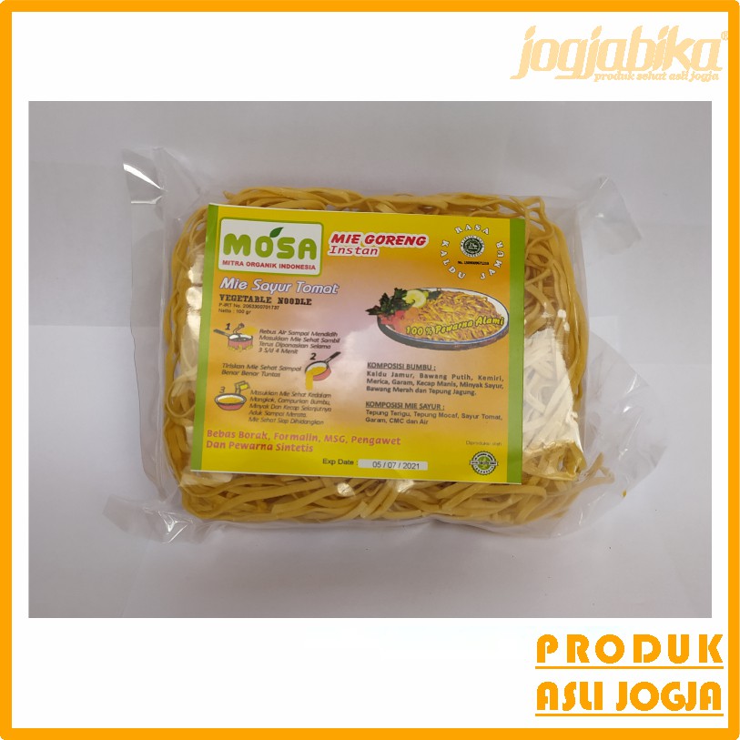 

Mie Sehat Sayur Tomat Natural Healthy Food Mosa Asli Jogja 2x 1 pak