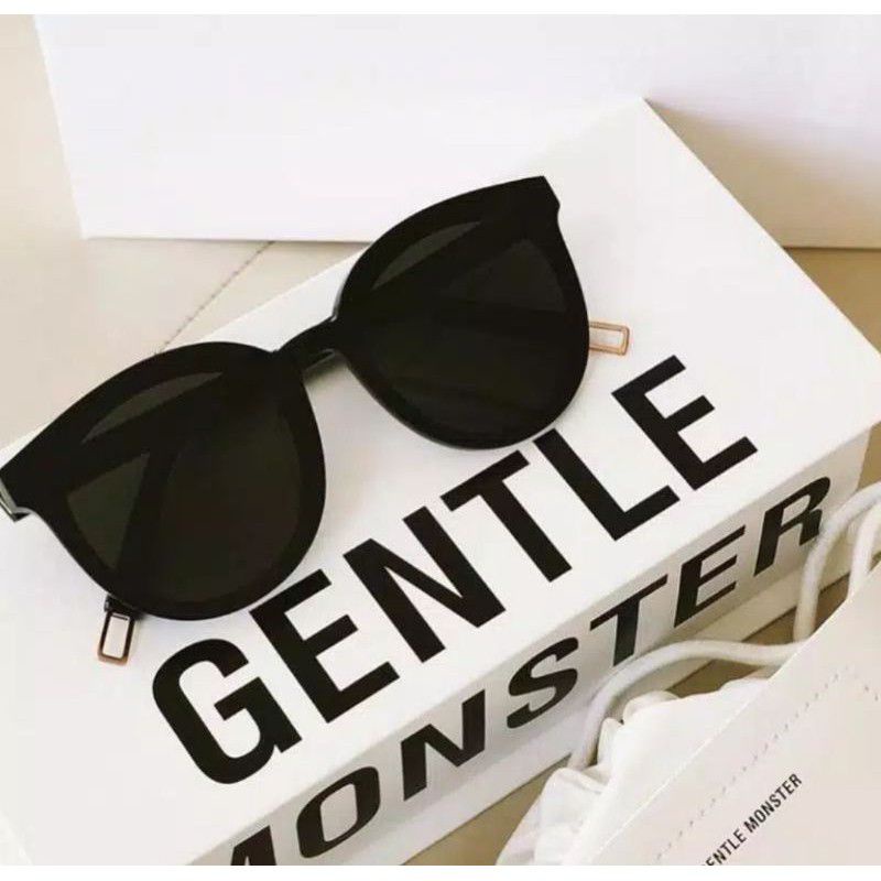 (Grosir_Solo) Kacamata hitam pria wanita style korea fashion-Polos gold