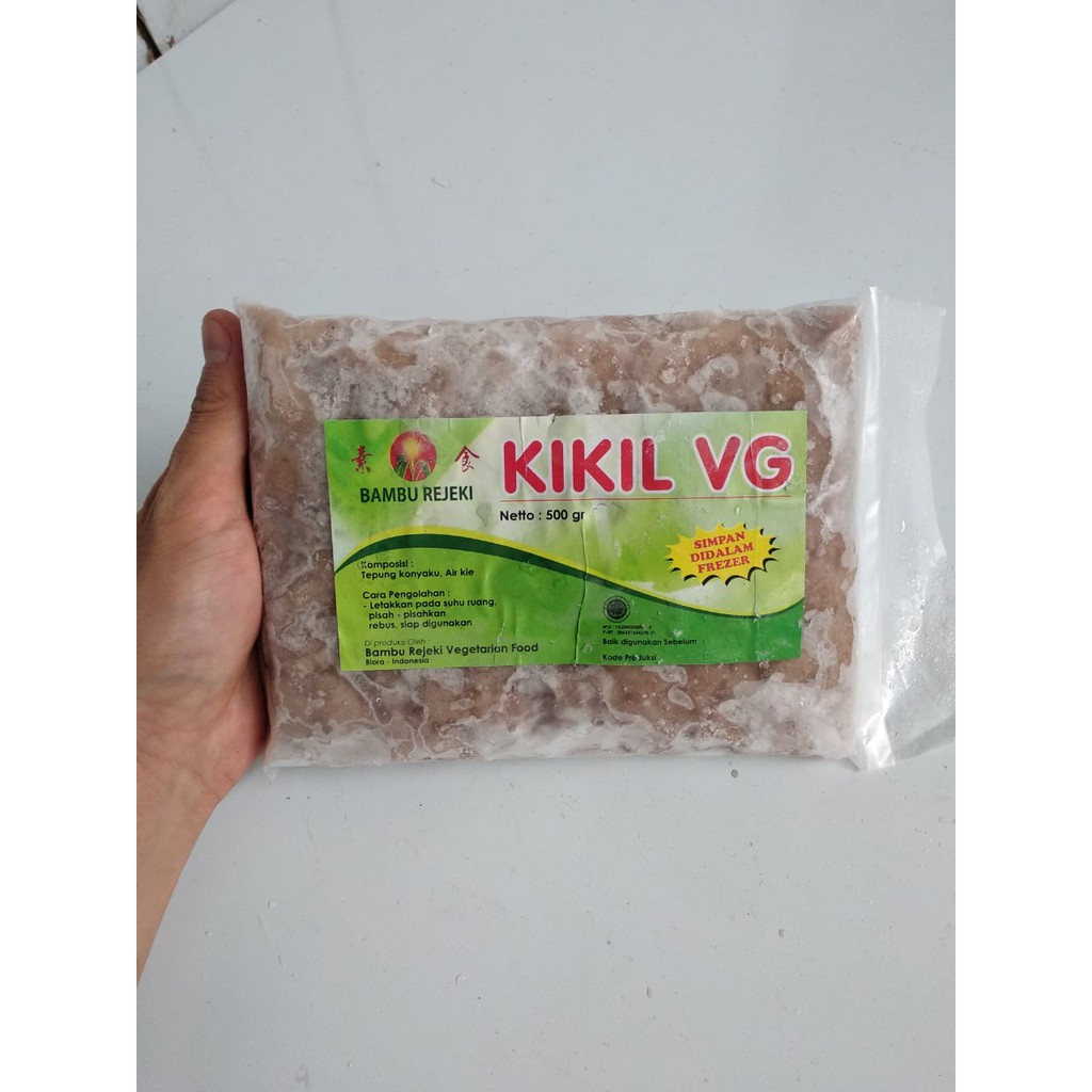 

Bambu Rejeki KIKIL VG POTONG Vegan Siap Masak Vegetarian 500gr