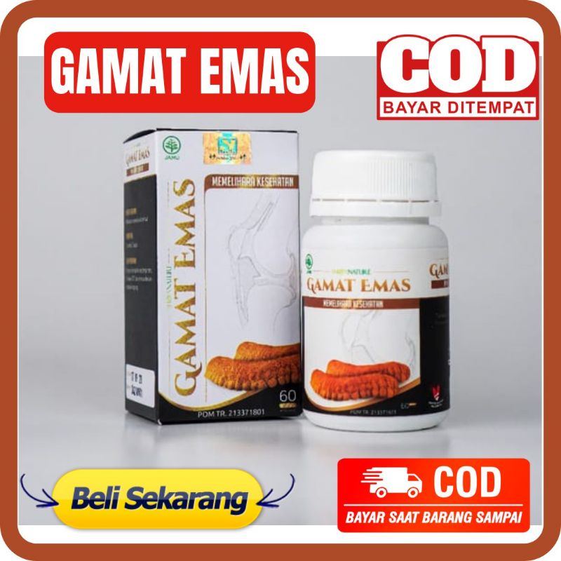 [BISA COD] GAMAT EMAS - Kapsul Gamat Emas Nature Gamat Gold Jelly Gamat Gold Kapsul Ekstrak Teripang