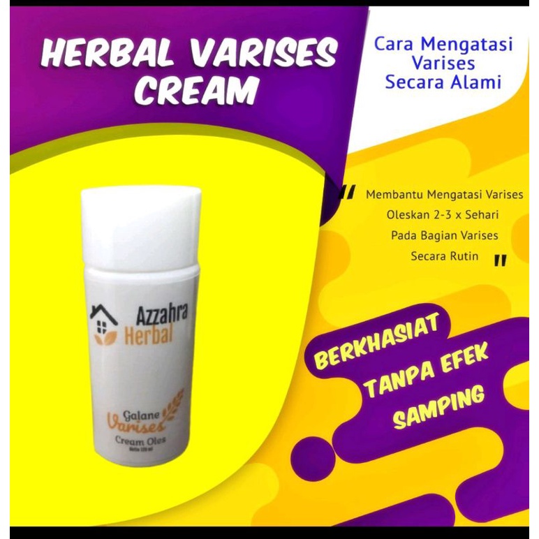 Cream Herbal Varises / Obat Untuk Varises  / Membantu Mengatasi Varises di Kaki