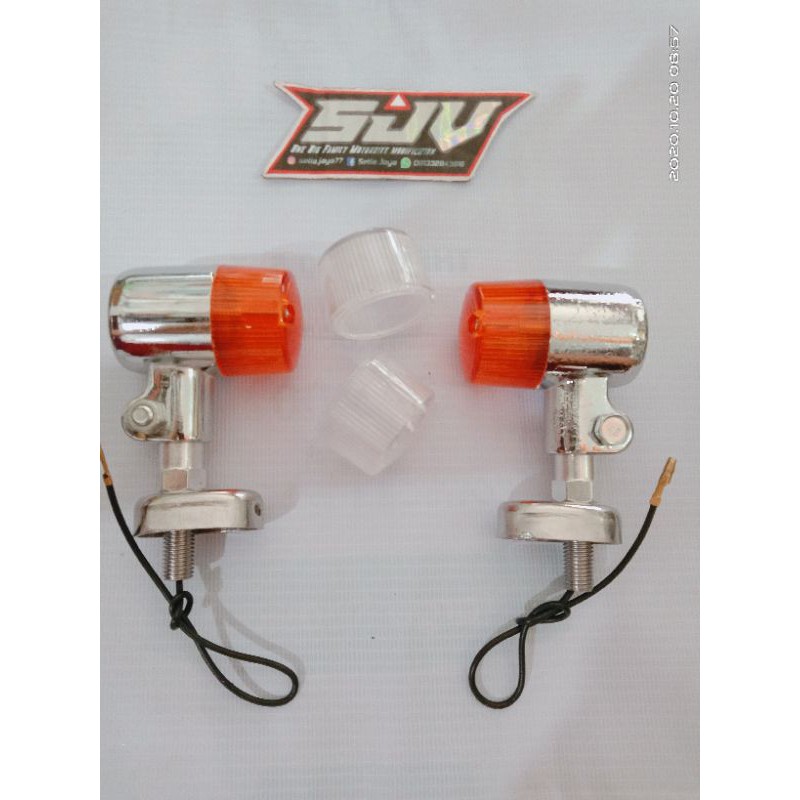 LAMPU SEIN MODEL PALU BULAT DOUBLE KACA RIDE IT MURAH