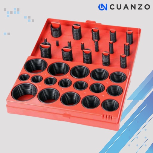 Karet Rubber O Ring Universal Seal Tightening 419PCS / Karet O Ring Seal pencegah Kebocoran Angin / 