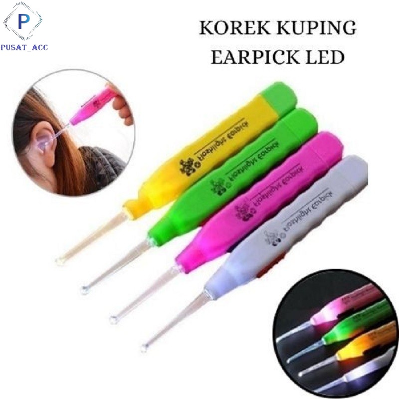 KK25 - Korek Kuping / Pembersih Telinga Lampu LED (Earpick Flash Light)