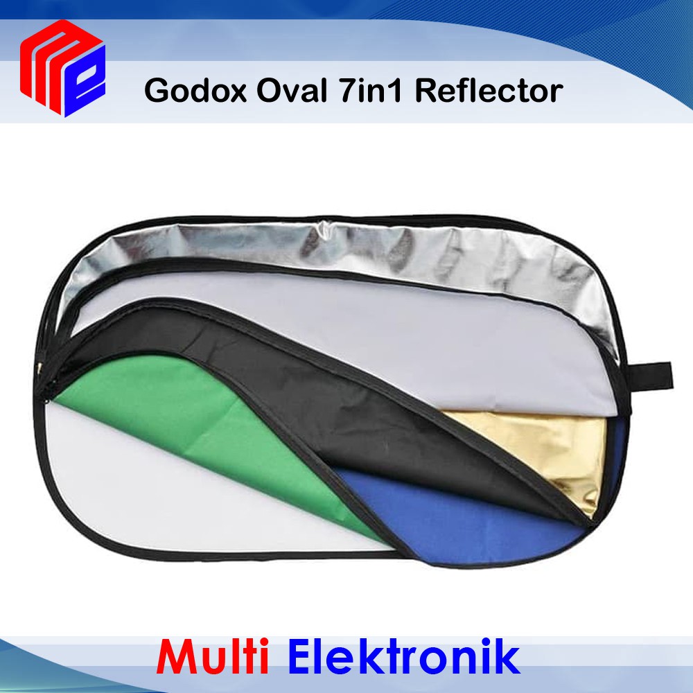 Reflektor 7 In 1 Collapsible Oval Reflector Size 120x180cm