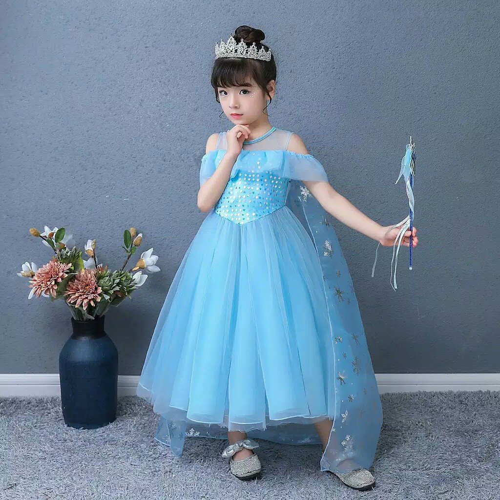 Gaun Pesta Anak Perempuan Umur 3 11 Tahun Baju Princess Anak Perempuan Dress Anak Perempuan K1 Shopee Indonesia