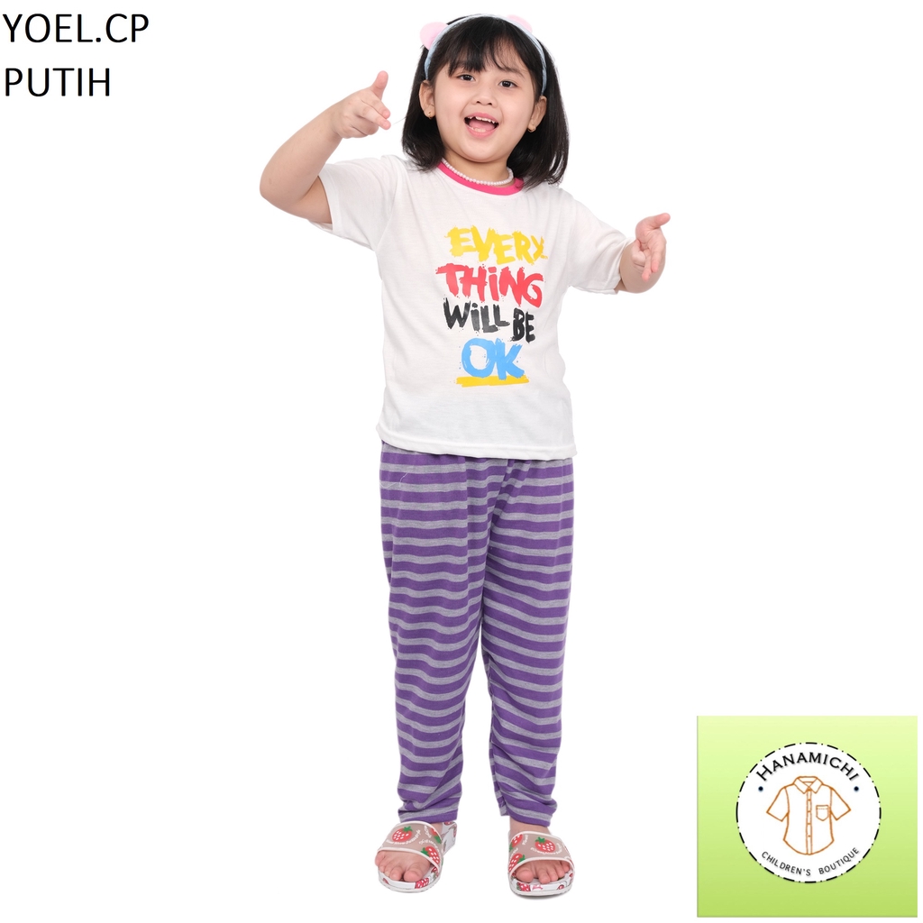 Hanamichi YOEL.CP Baju Tidur Anak Lengan Pendek