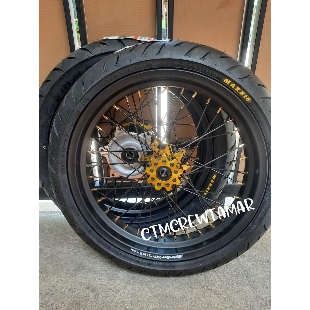 Supermoto crf150L ban Maxxis Extramax VELG 300/350