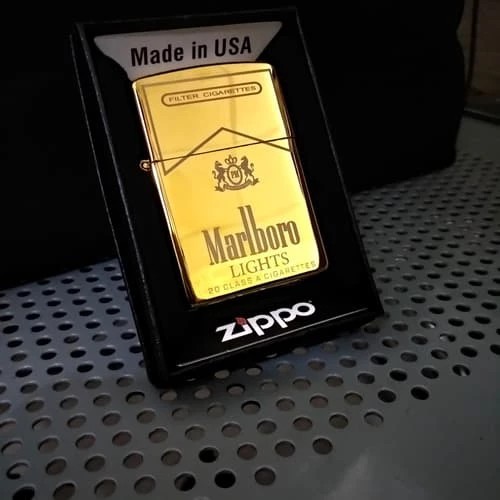 korek Zippo mate gold Silver Hijau Miror MB Premium