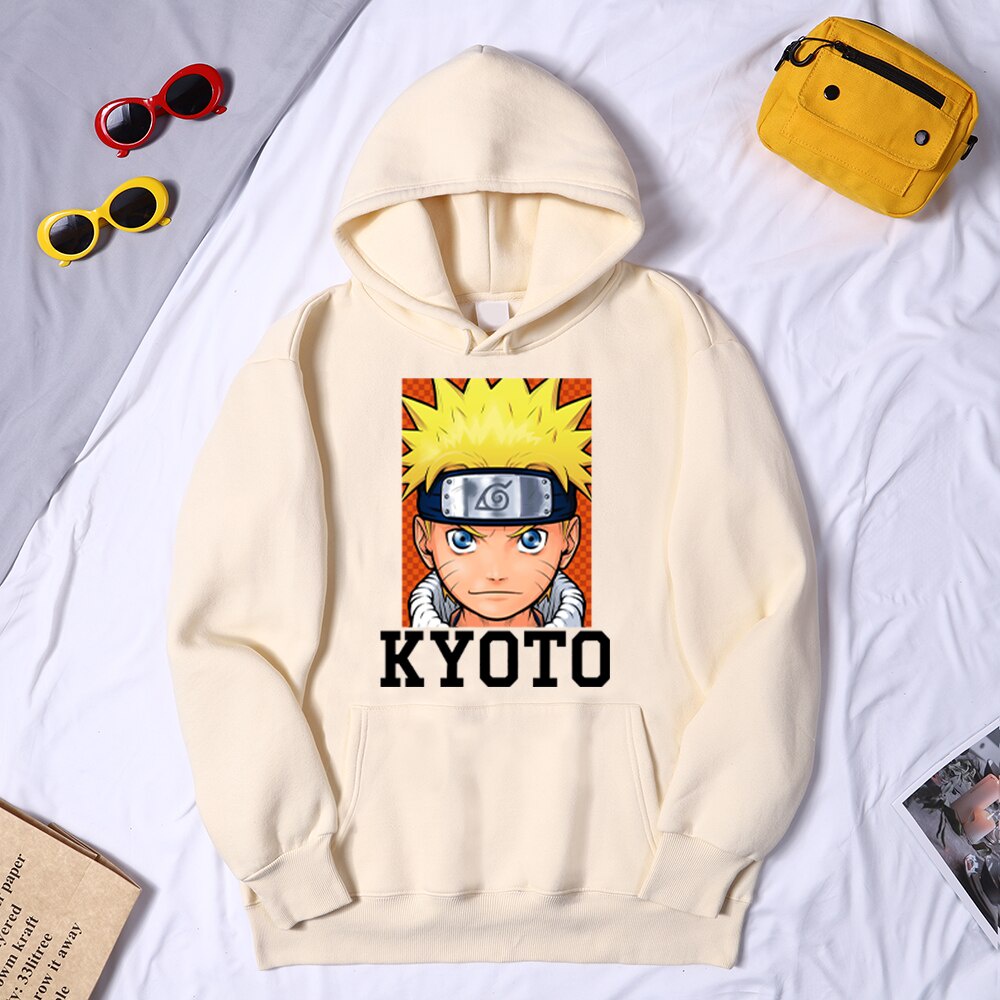 Naruto Kyoto Anime Jumper Hoodie II Sweater Hoodie Anime II Sweter Oblong Topi Sz M - XL ( Pria &amp; Wanita / Anak &amp; Dewasa )