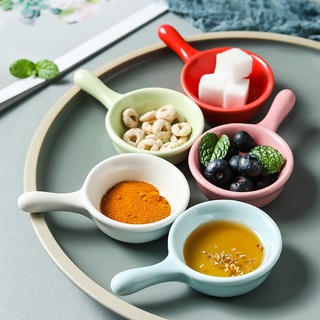 wadah sambal saus kecap mini dengan gagang bahan keramik wadah sambal saus kecap mini dengan gagang bahan keramik