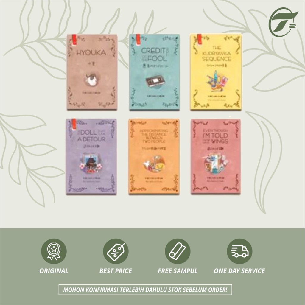 BEST SELLER READY STOCK  SERI NOVEL HYOUKA 1/2/3/4/5/6 - YONEZAWA HONOBU