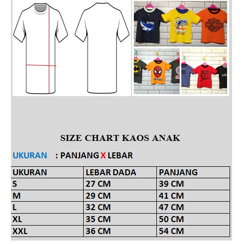 L Kaos Anak Distro Motif Karakter Ukuran L 5 - 6 Tahun Anak Laki - Laki Perempuan GROSIR dan  ECER-2