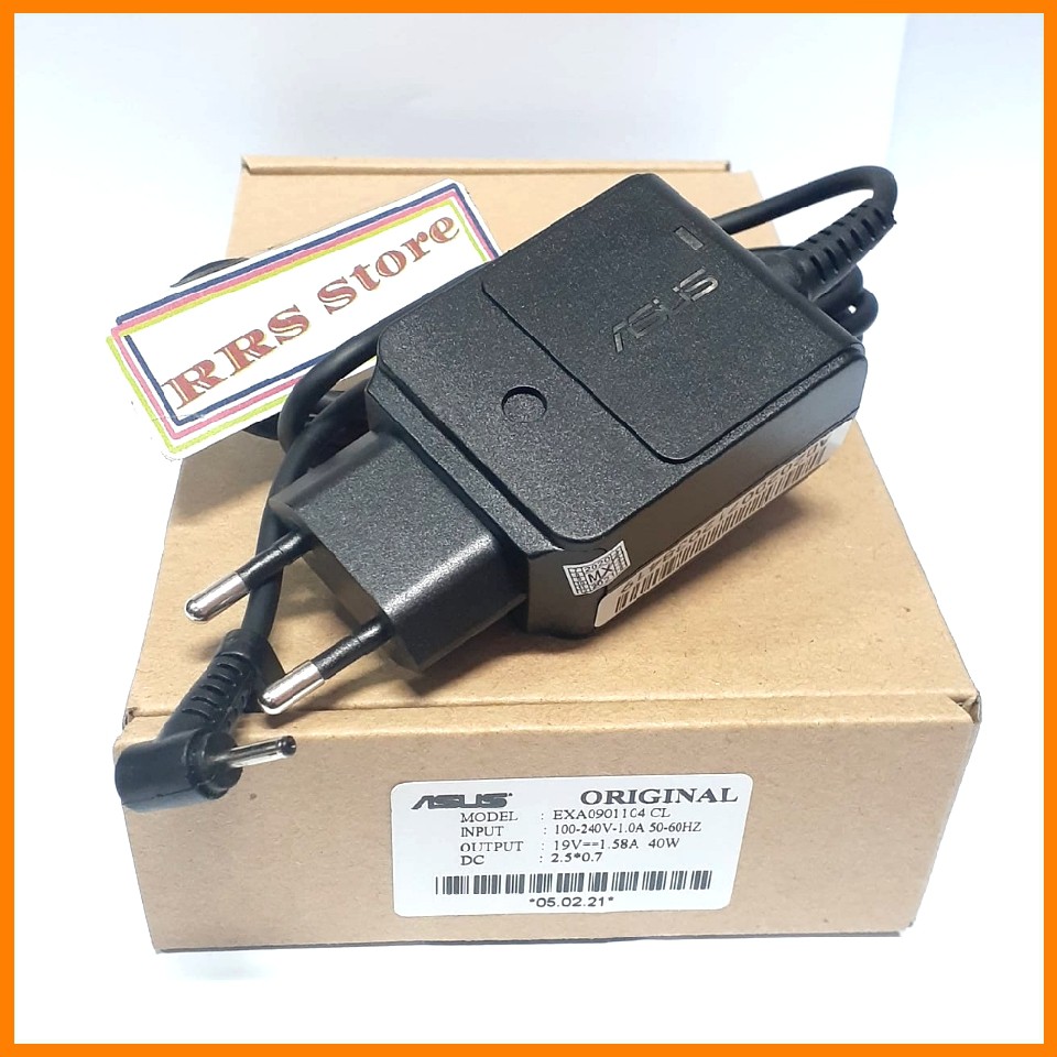 Adaptor Charger Laptop Asus 19V 158A 2.5x0.7mm Eee PC X101 X101C X101CH X101H Original