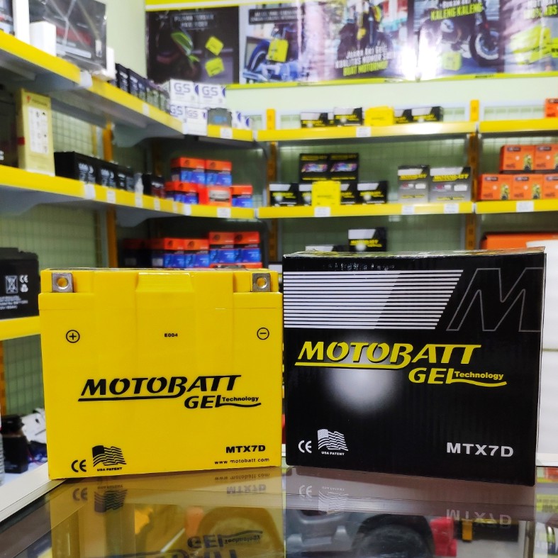 ORIGINAL BATERAI NANO GEL ACCU MOTOBATT MTX7D AKI SEPEDA MOTOR TIGER 2000 TIGER REVO MOTOBATT MTX5AL