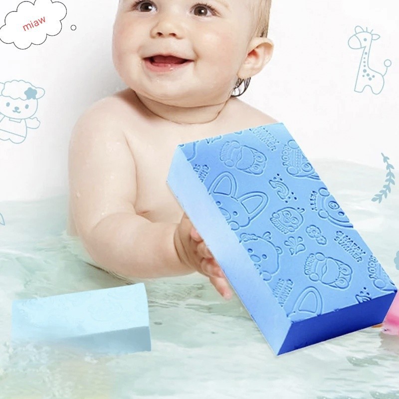 Shower Puff Lembut Sponge Spons Busa Mandi Dewasa dan Bayi Scrub Ori Pororo Korea