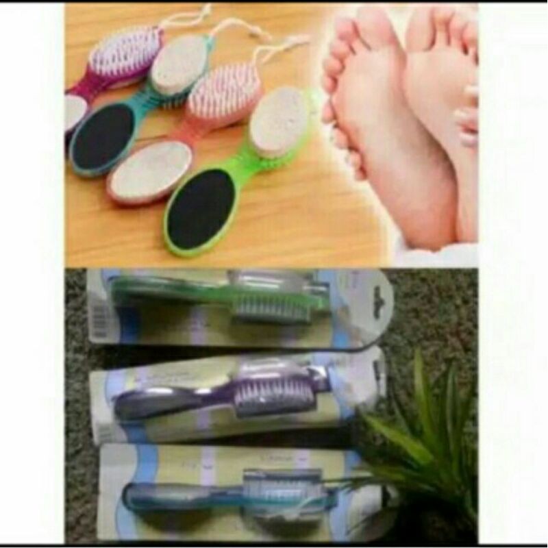 ALAT PENGHALUS TUMIT KAKI/SIKAT KAKI/APUNG/SIKAT KAKI PEDICURE 4 in 1/ SIKAT BATU APUNG /alat perawatan kaki/sikat kaki pedikur/batu apung kaki